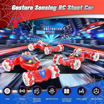 Remote Control Stunt Car with Gesture Sensing – 360° Drift, Off-Road Fun - Logan's Toy Chest