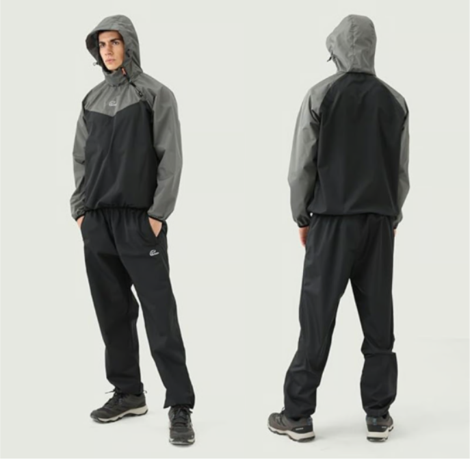 Rrtizan Men's Sauna Suit for Weight Loss: Sweat Jacket with Hood, Full Body - Logan's Toy Chest