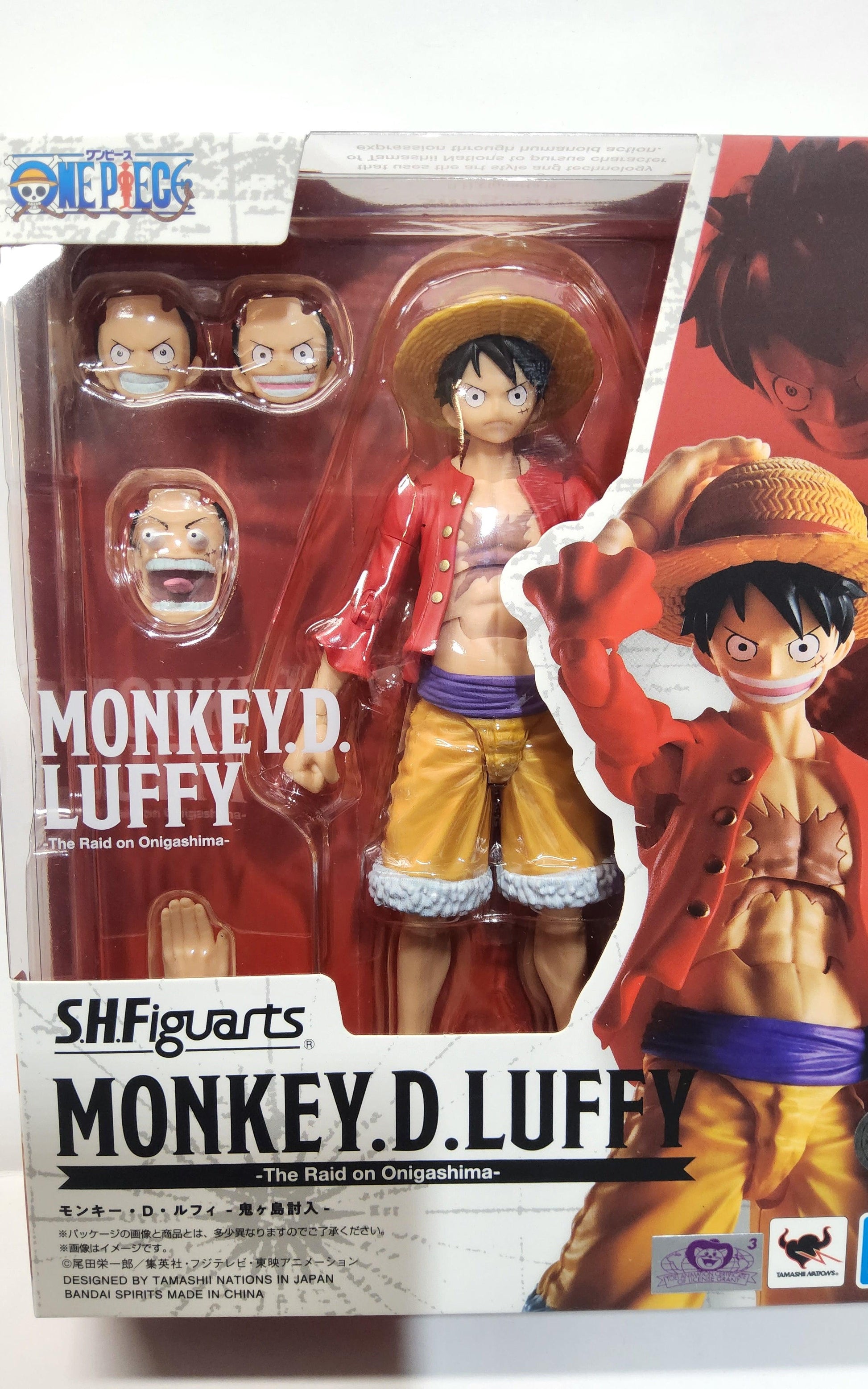 S.H. Figuarts One Piece Monkey D. Luffy 6 Anime Action Figure – Logan's  Toy Chest