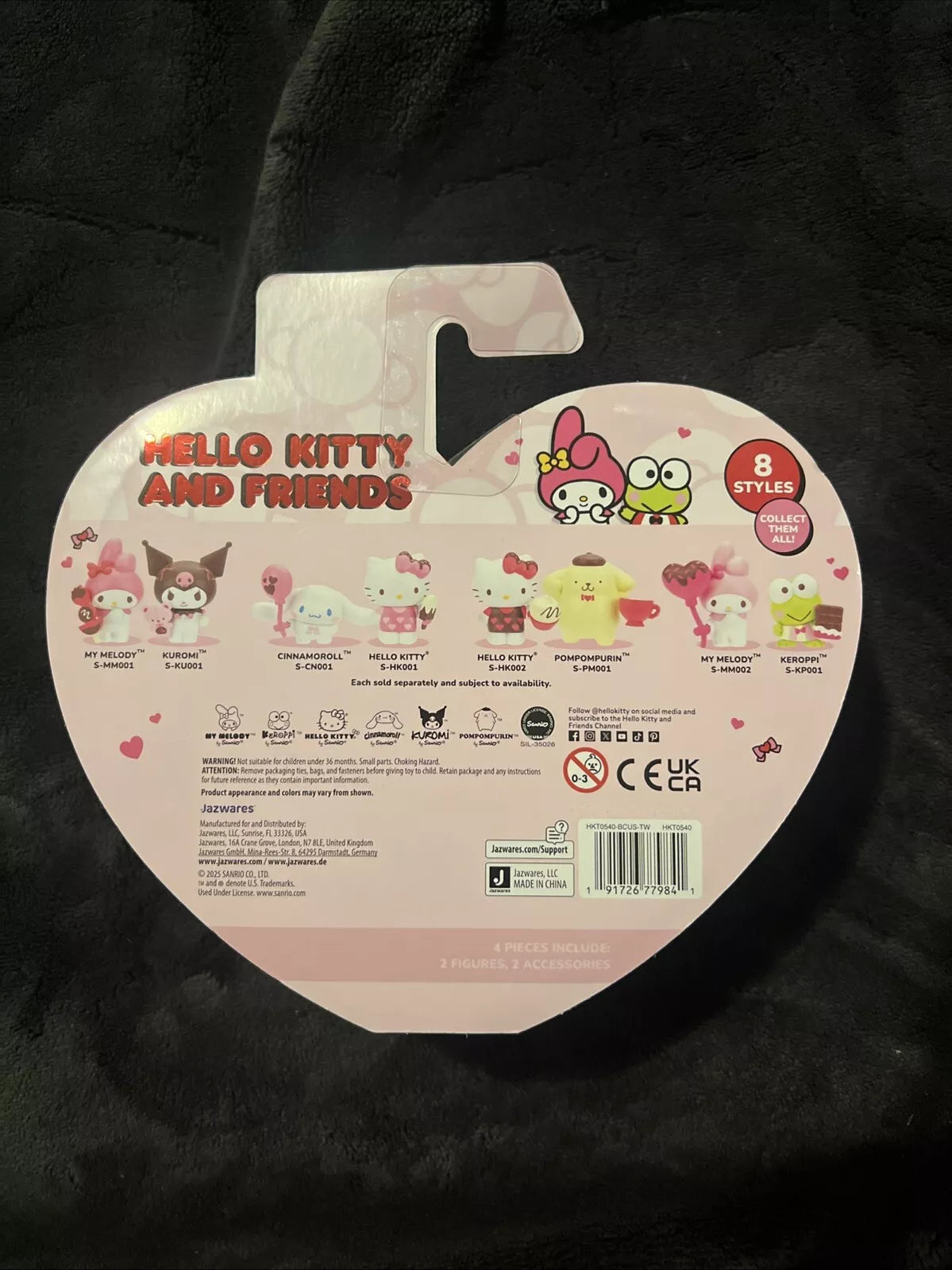 Hello Kitty Valentines Series 1 My Melody & Keroppi Figures - Sanrio