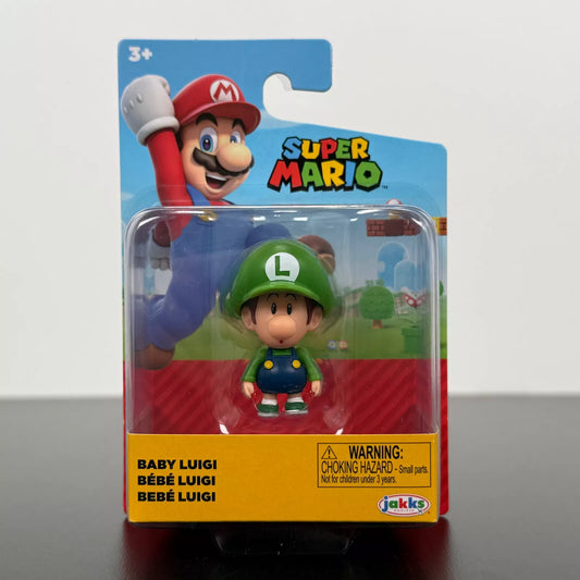 Jakks Pacific Super Mario Baby Luigi 2.5” Action Figure – World of Nintendo