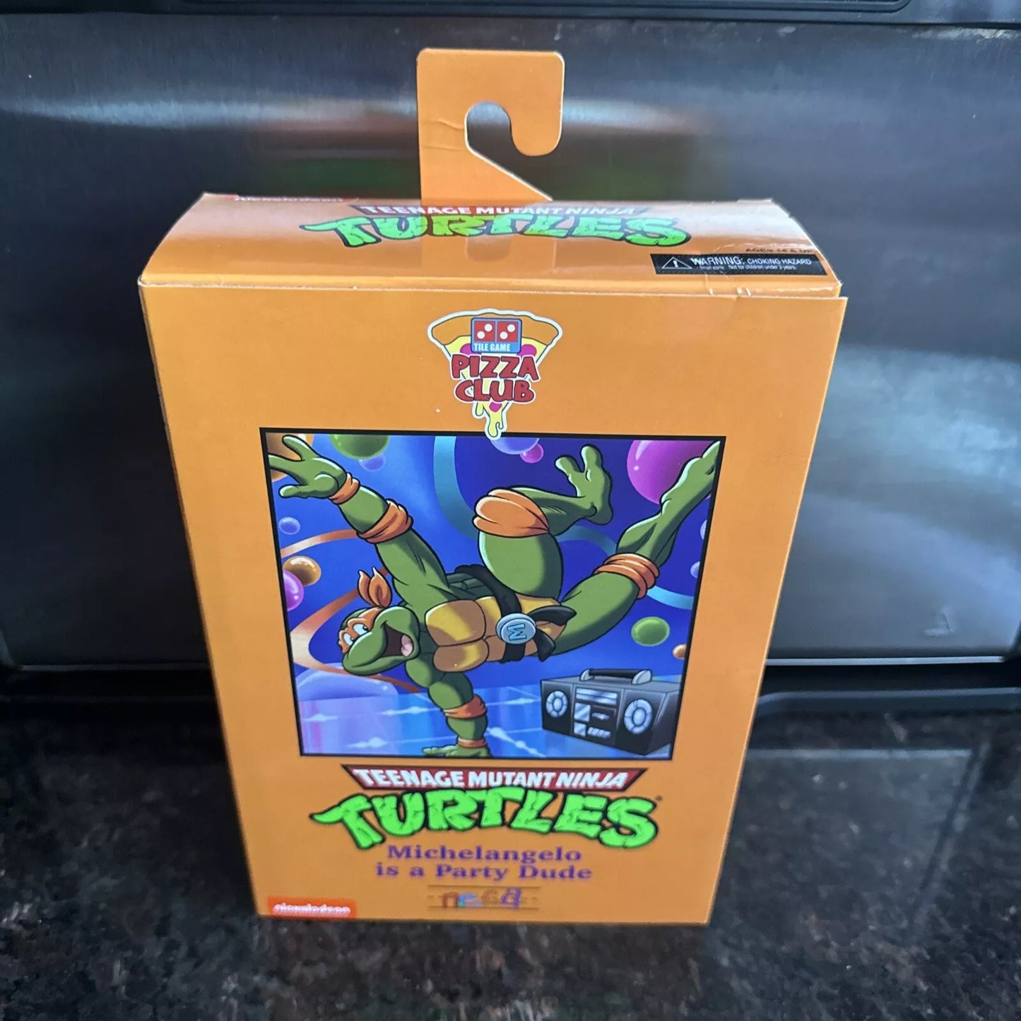 NECA TMNT Michelangelo "Is A Party Dude" 2024 Haulathon Target Pizza Club