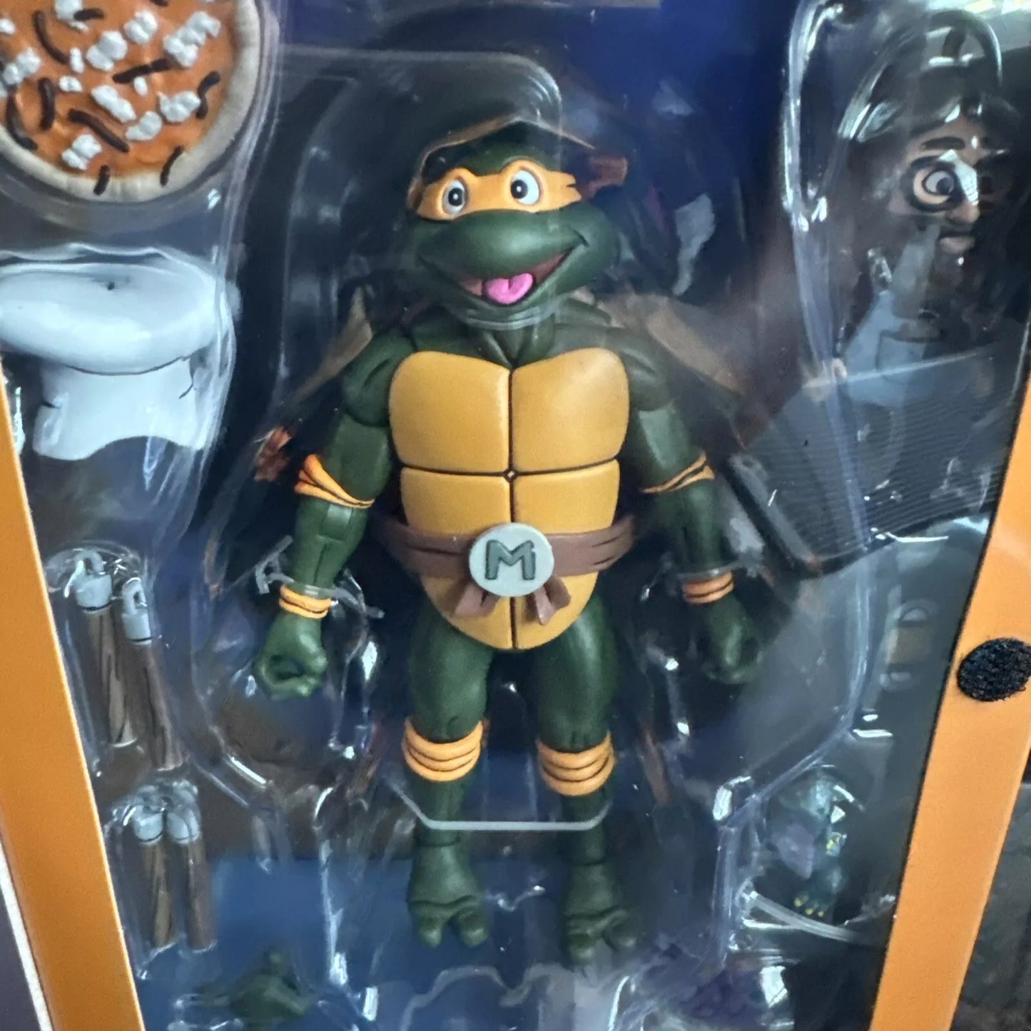 NECA TMNT Michelangelo "Is A Party Dude" 2024 Haulathon Target Pizza Club