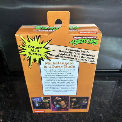 NECA TMNT Michelangelo "Is A Party Dude" 2024 Haulathon Target Pizza Club