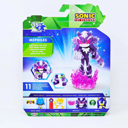 Sonic 35th Anniversary Mephiles 4" Figure with Purple Mist by JAKKS