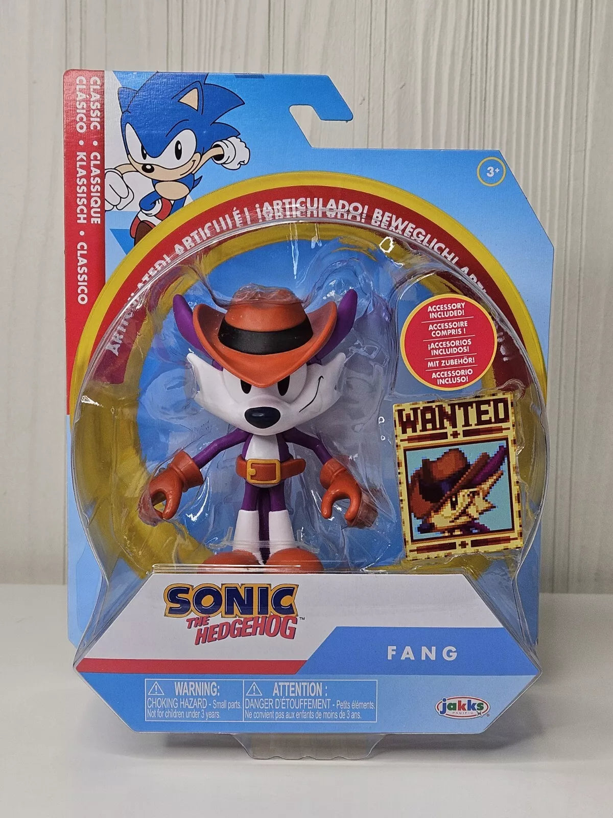 Jakks Sonic The Hedgehog FANG 4" Action Figure w/ Wanted Poster - 2024