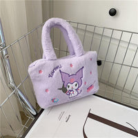 Sanrio Hello Kitty Bag Plush Cinnamoroll Melody Kuromi Kawaii Handbag - Logan's Toy Chest