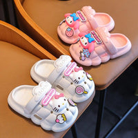 Sanrio Summer Kids Sandals Kawaii Anime MyMelody Cinnamoroll Kuromi Non-slip Slippers - Logan's Toy Chest