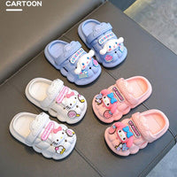 Sanrio Summer Kids Sandals Kawaii Anime MyMelody Cinnamoroll Kuromi Non-slip Slippers - Logan's Toy Chest