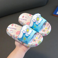 Sanrios Kawaii Anime Children Slippers Kuromi Hello Kitty Cinnamoroll Non-slip Summer Slippers - Logan's Toy Chest