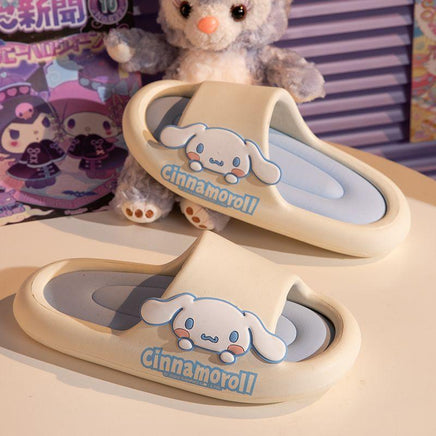 Sanrios Kawaii Anime Cinnamoroll Kuromi My Melody Non-slip Slippers - Logan's Toy Chest