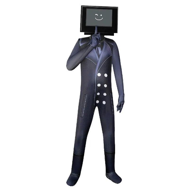 Skibidi Toilet Audio Man Camera Man TV Man Speaker Man Halloween Costu