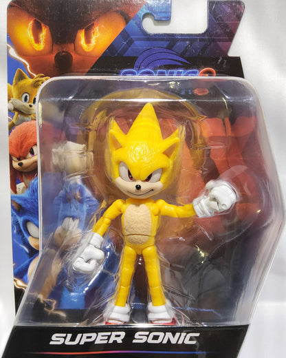 Sonic 3 Movie 5-Inch Super Sonic Action Figure – Highly Articulated Toy - Logan's Toy Chest