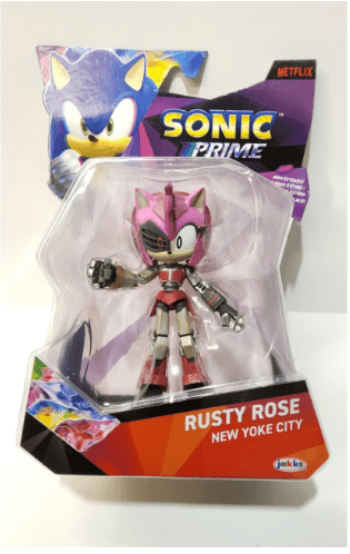 Sonic Prime 5" Rusty Rose New Yoke City Netflix Action Figure - Logan's Toy Chest