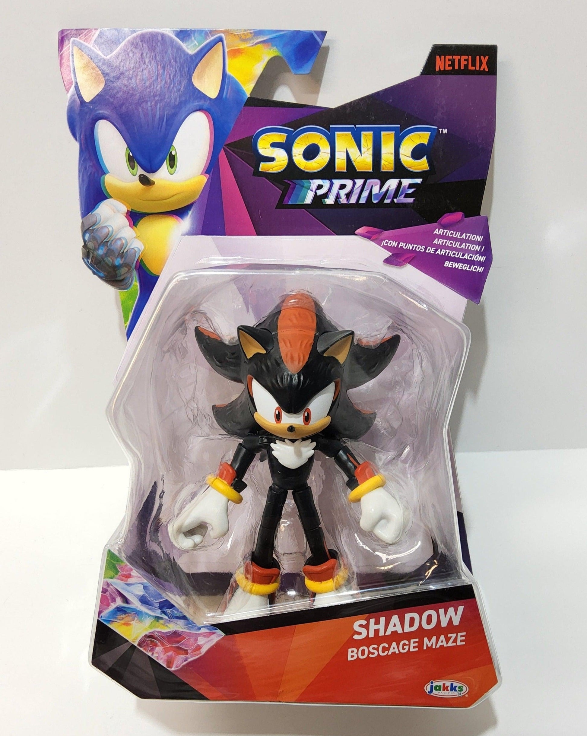 Sonic Prime 5" Shadow Boscage Maze New Yoke City Netflix Action Figure - Logan's Toy Chest