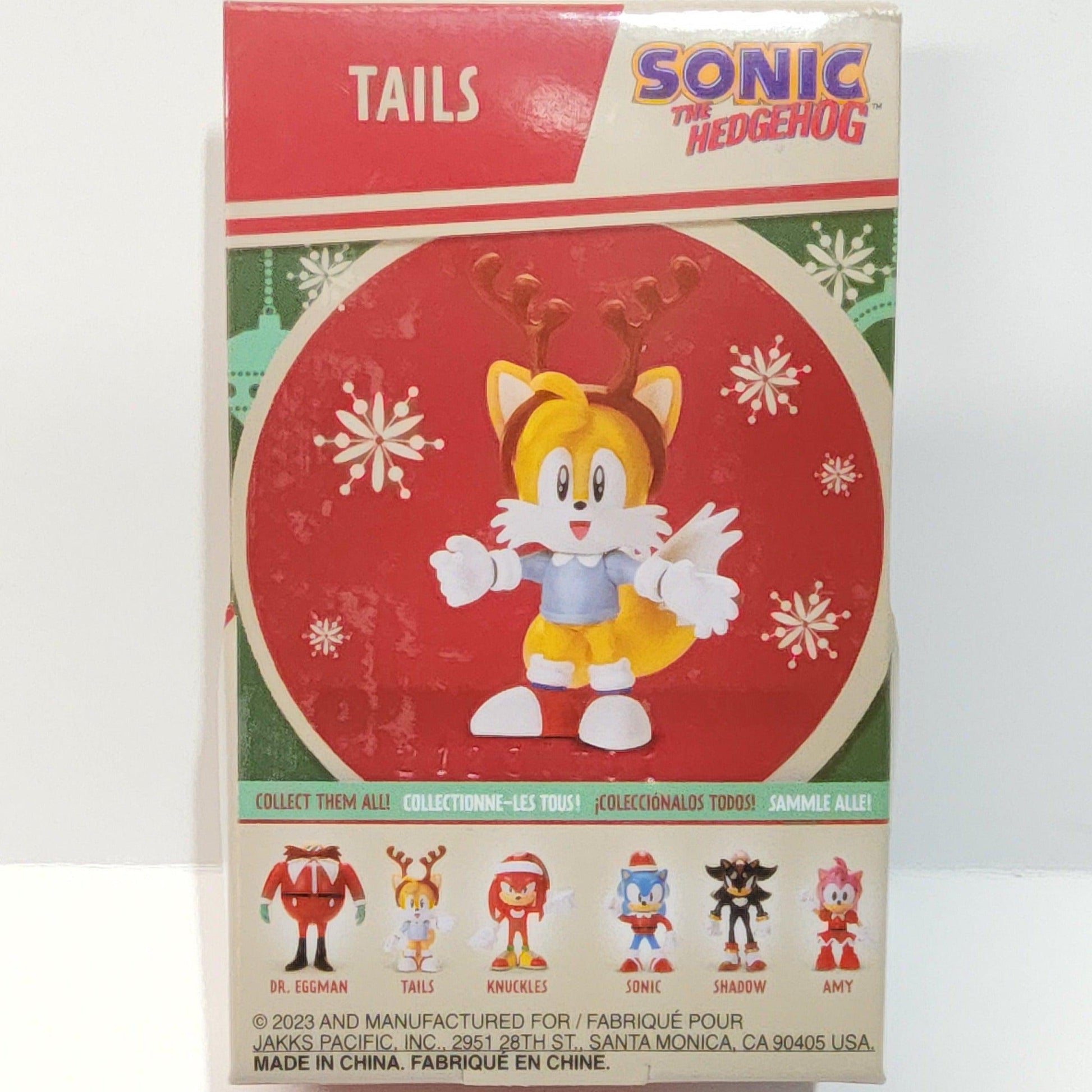 Sonic the Hedgehog 2.5" Tails Holiday Christmas Action Figure - Logan's Toy Chest