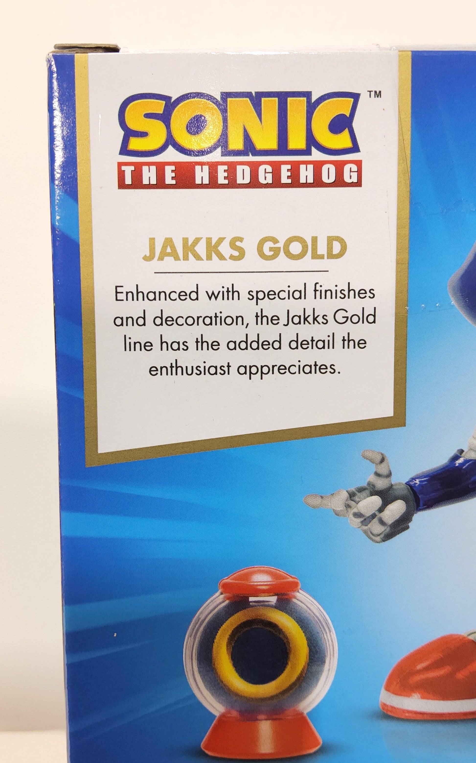 Sonic the Hedgehog 4" Metal Sonic Action Figure Exclusive Jakks Gold Edition - Logan's Toy Chest