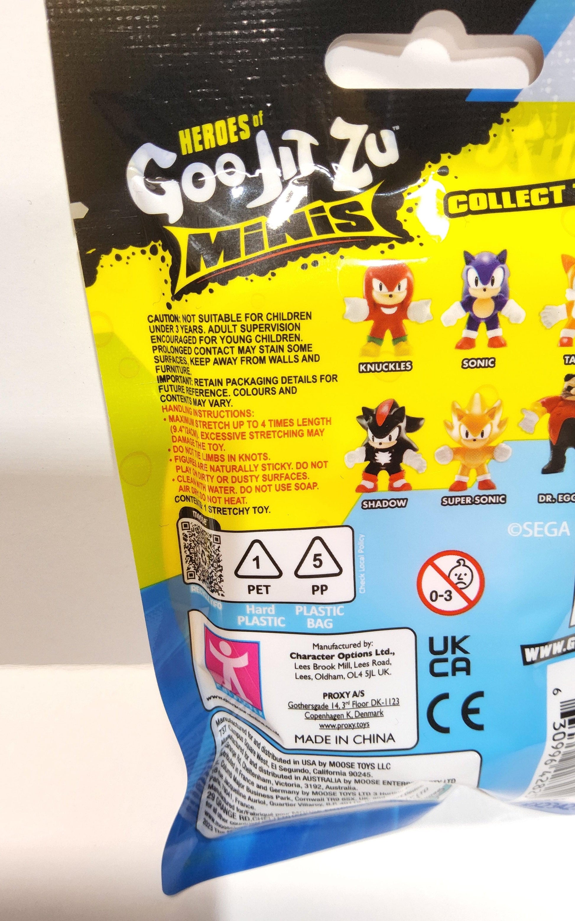 Sonic the Hedgehog Dr. Eggman 2.5" Goo Jit Zu Mini Stretch Squishy Action Figure - Logan's Toy Chest