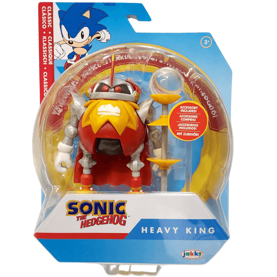 Sonic the Hedgehog Jakks Sonic Heavy King 4" Action Figure - Logan's Toy Chest