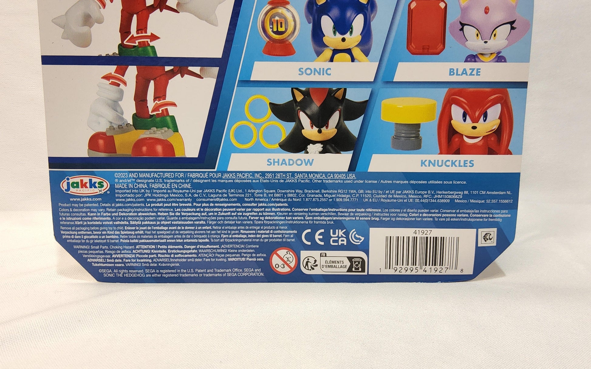 Sonic the Hedgehog Knuckles Spring 4" Action Figure & Spring Accessory - Logan's Toy Chest