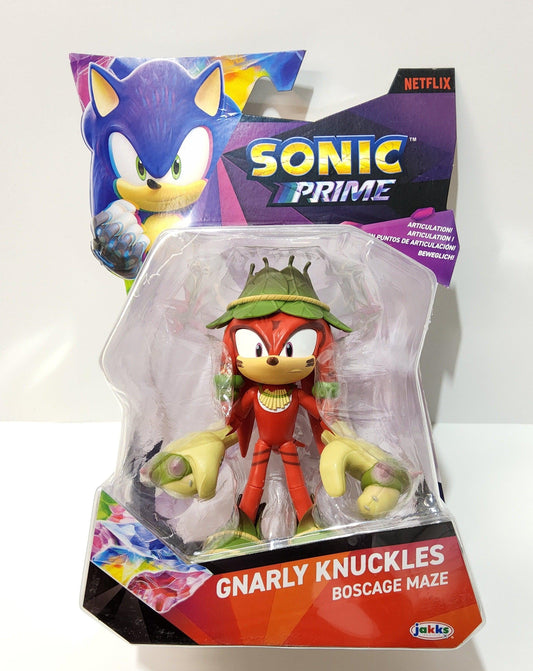 Sonic the Hedgehog Sonic Prime 5" Gnarly Knuckles New Yoke City Netflix Figure - Logan's Toy Chest