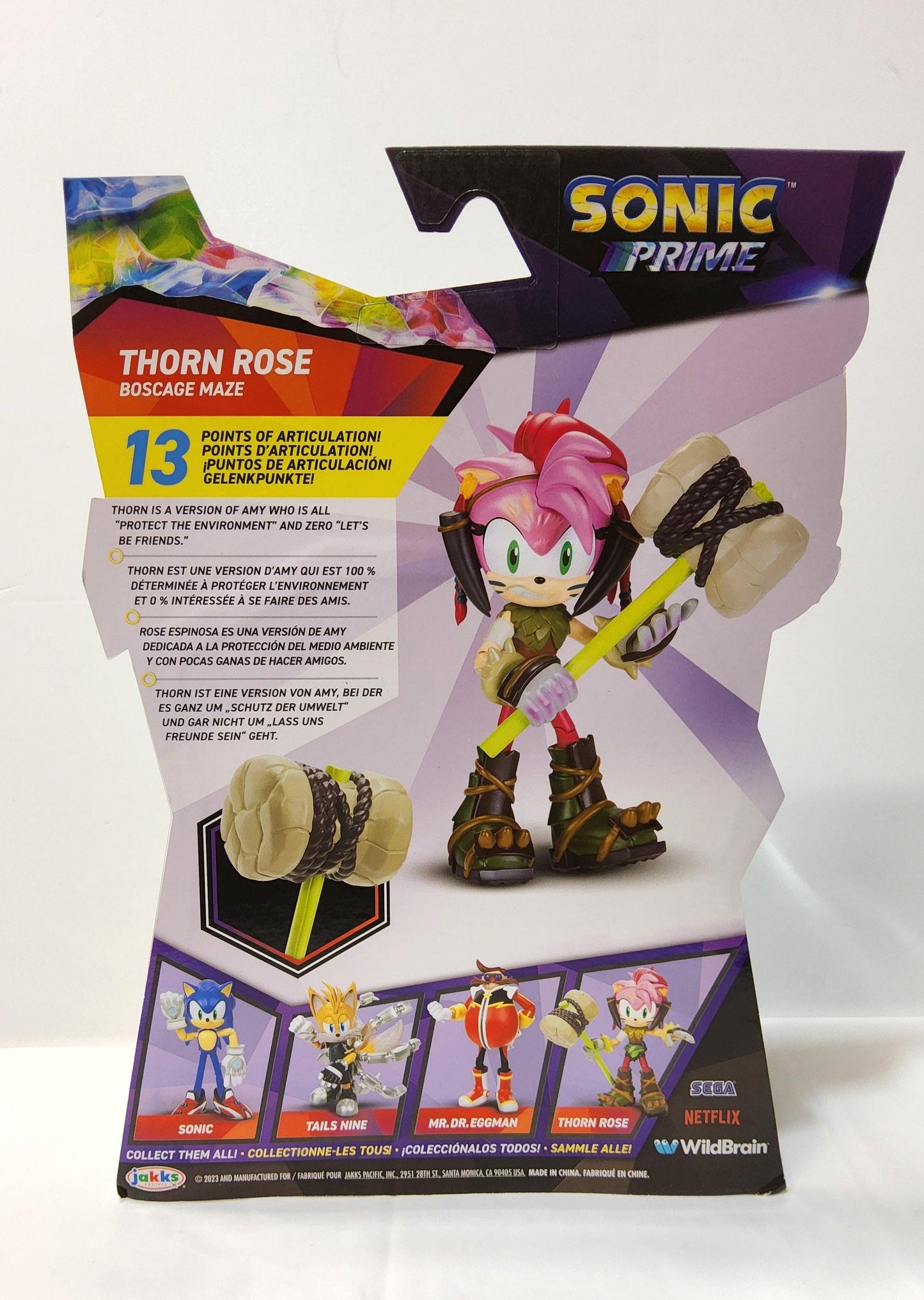 Netflix Jakks Pacific Sonic the Hedgehog Sonic Prime 5" Thorn Rose Boscage Maze - Logan's Toy Chest