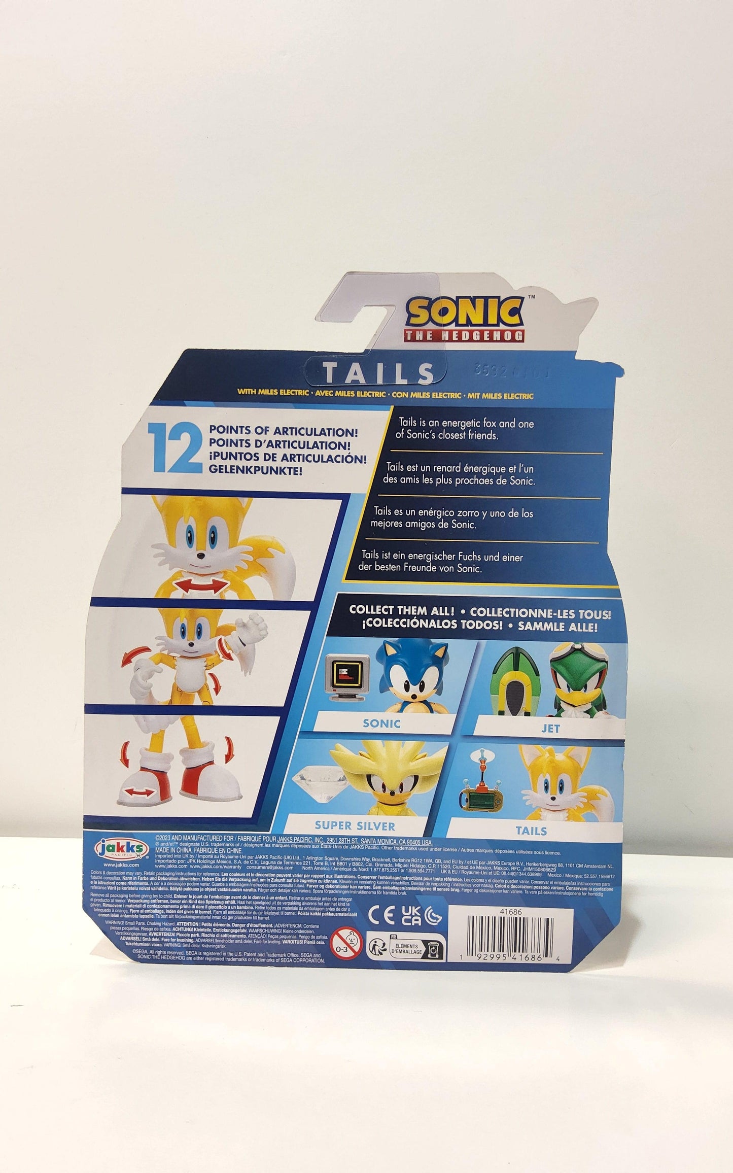 Sonic the Hedgehog Tails 4" With Miles Electric Device Action Figure - Logan's Toy Chest