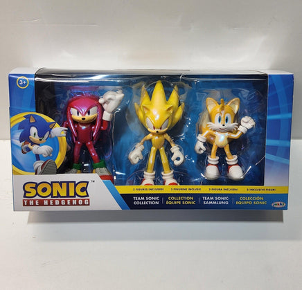 Sonic the Hedgehog Team Sonic Collection Knuckles Super Sonic & Tails - Logan's Toy Chest