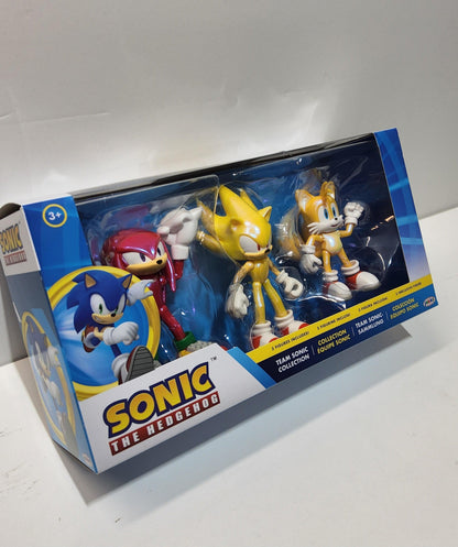 Sonic the Hedgehog Team Sonic Collection Knuckles Super Sonic & Tails - Logan's Toy Chest