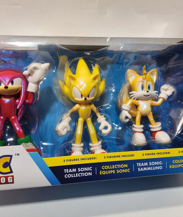 Sonic the Hedgehog Team Sonic Collection Knuckles Super Sonic & Tails - Logan's Toy Chest