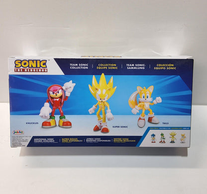 Sonic the Hedgehog Team Sonic Collection Knuckles Super Sonic & Tails - Logan's Toy Chest
