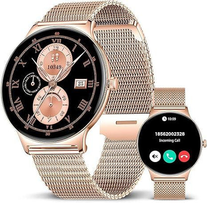 SOUYIE Smartwatch for Women with Bluetooth Calls, AMOLED Display - Logan's Toy Chest