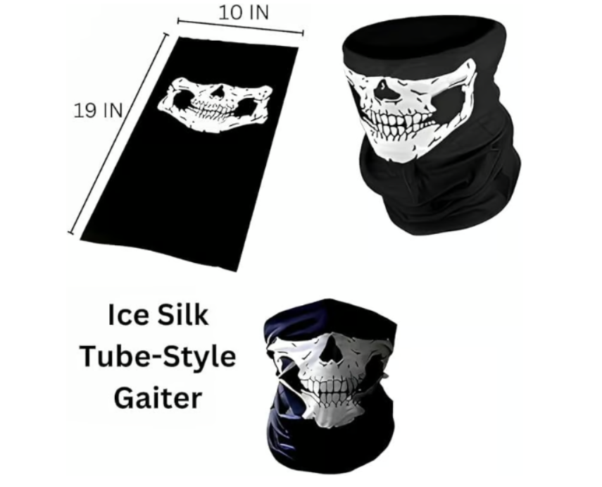 Spy Ninjas Hacker Mask & Gaiter Set | 4-Pack Project Zorgo Costume Kit - Logan's Toy Chest