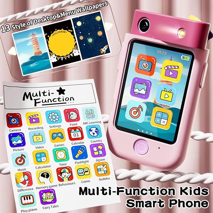 STACTCUTE Kids Smart Phone Toy with Camera & Games | Ages 3-10 - Logan's Toy Chest