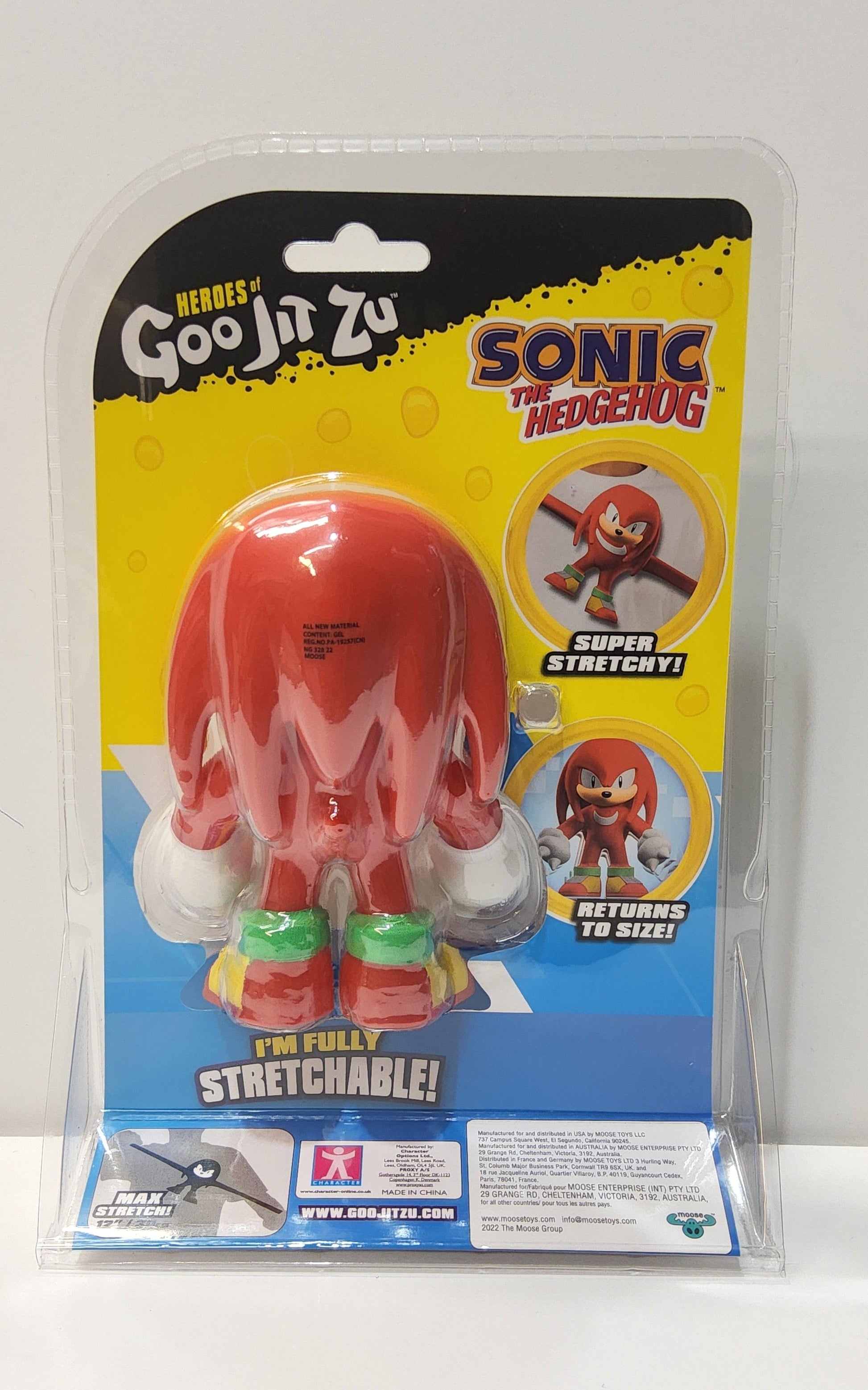 Stretch Heroes Of Goo Jit Zu KNUCKLES Sonic The Hedgehog - Logan's Toy Chest