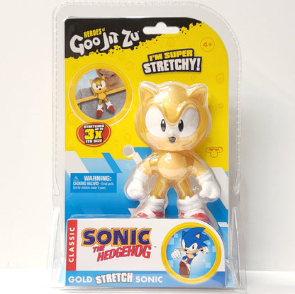 Stretch Heroes Of Goo Jit Zu Sonic The Hedgehog Super Sonic - Logan's Toy Chest