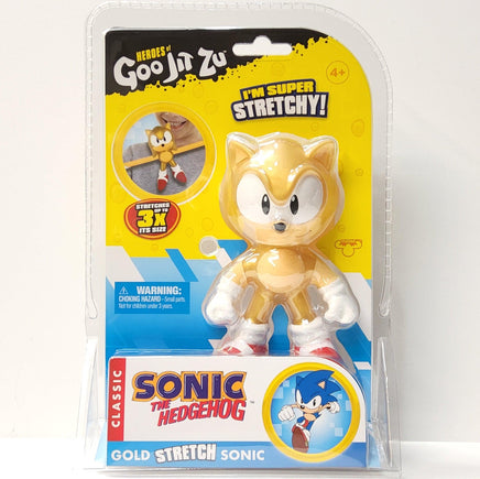 Stretch Heroes Of Goo Jit Zu Sonic The Hedgehog Super Sonic - Logan's Toy Chest