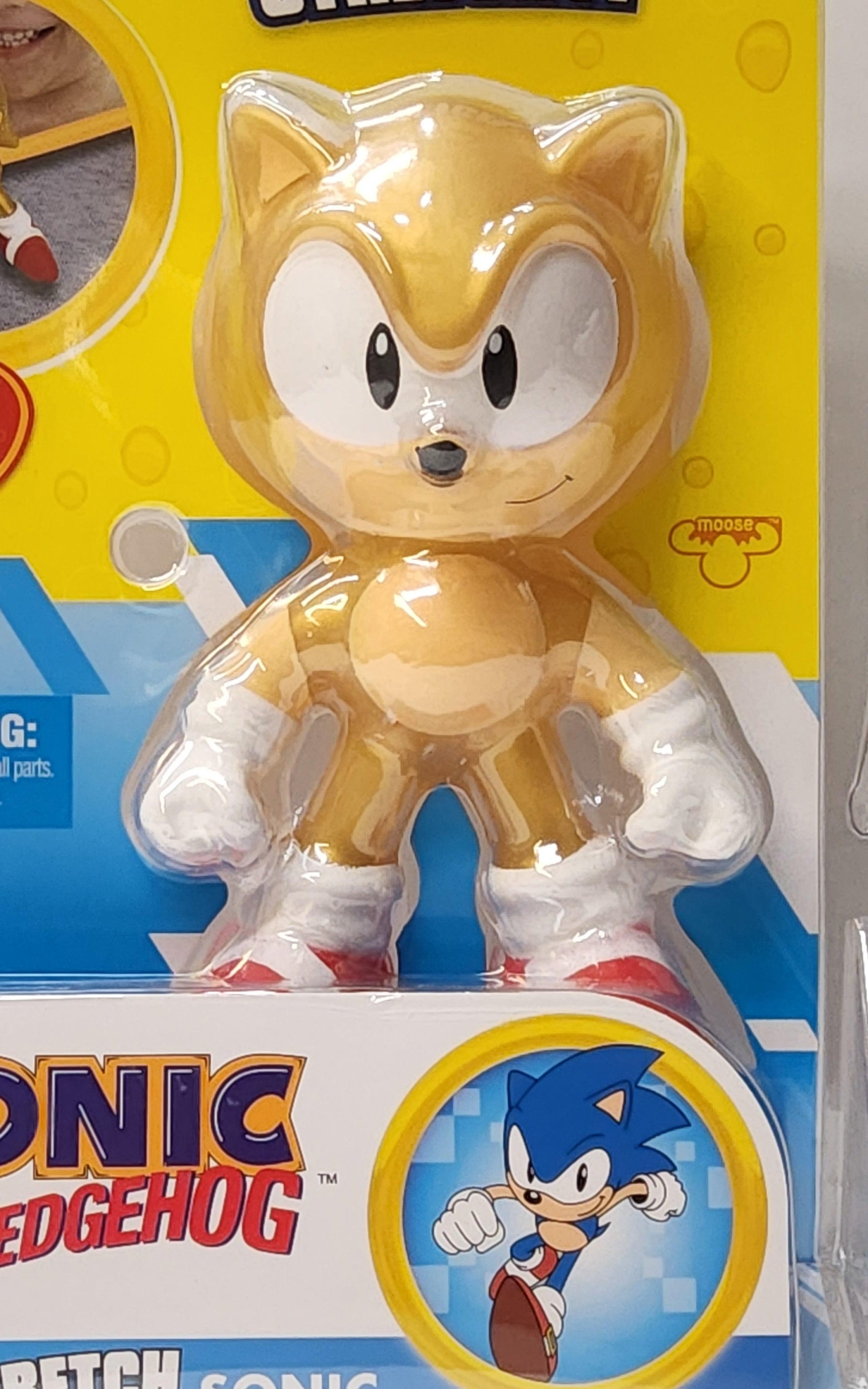 2022 Heroes of Goo Jit Zu Classic Gold Sonic The Hedgehog Figure