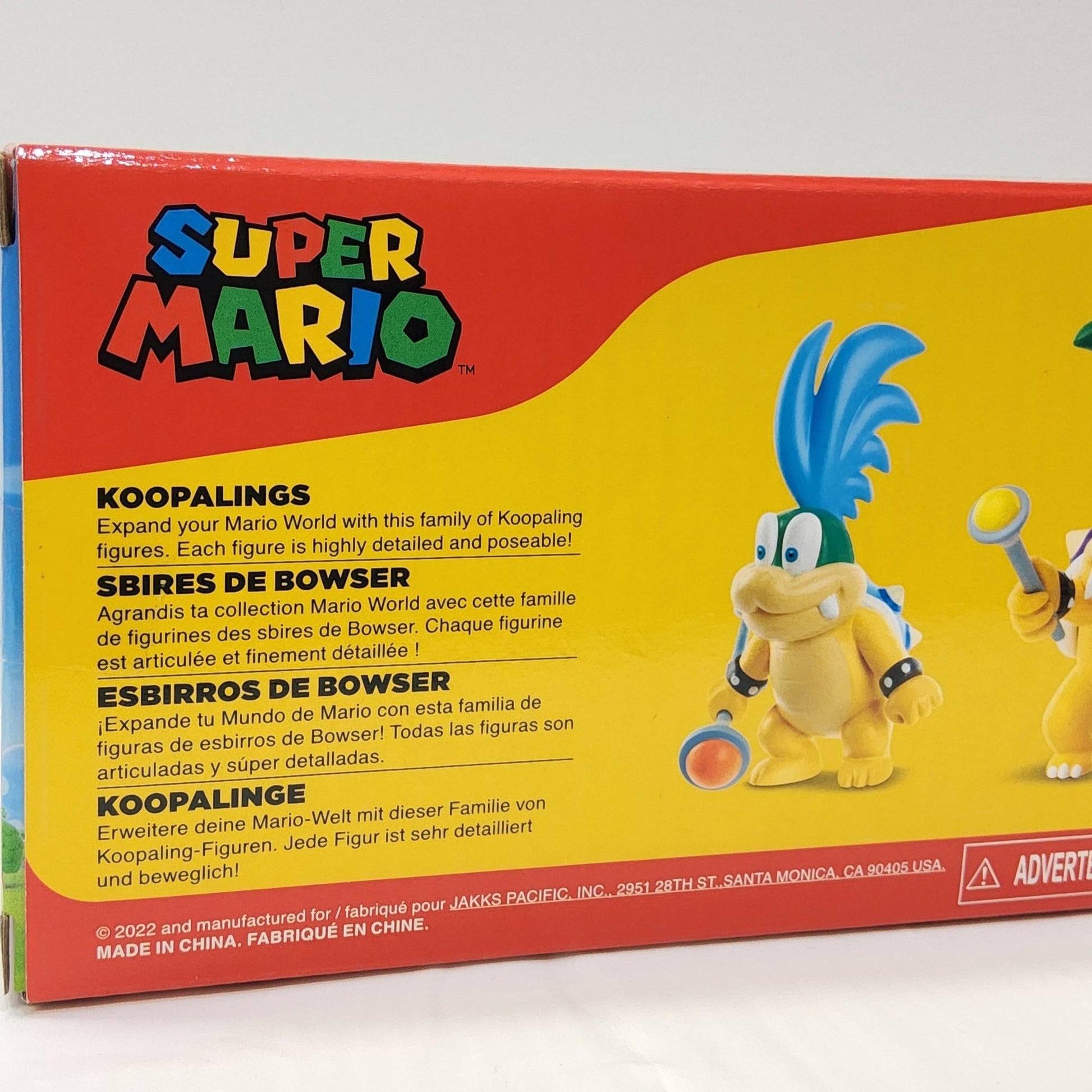 Super Mario Koopalings Figure set Bowser Jr Wendy Ludwig Iggy and Larry - Logan's Toy Chest