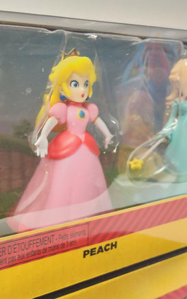 Super Mario Brothers Princess Peach Rosalina Daisy Toadette & Wendy Koopa 2.5" & 3" Mini Figure Set - Logan's Toy Chest