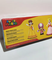 Super Mario Brothers Princess Peach Rosalina Daisy Toadette & Wendy Koopa 2.5" & 3" Mini Figure Set - Logan's Toy Chest