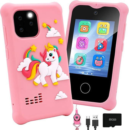 Surekuo 2.8" Kids Smart Phone for Girls, Dual Camera, Games & Music - Logan's Toy Chest