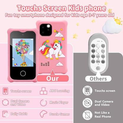 Surekuo 2.8" Kids Smart Phone for Girls, Dual Camera, Games & Music - Logan's Toy Chest