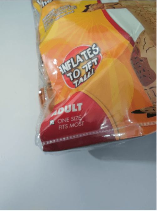 T Rex Dinosaur Inflatable Costume – Adult Size with Battery Fan & Belt Clip - Logan's Toy Chest