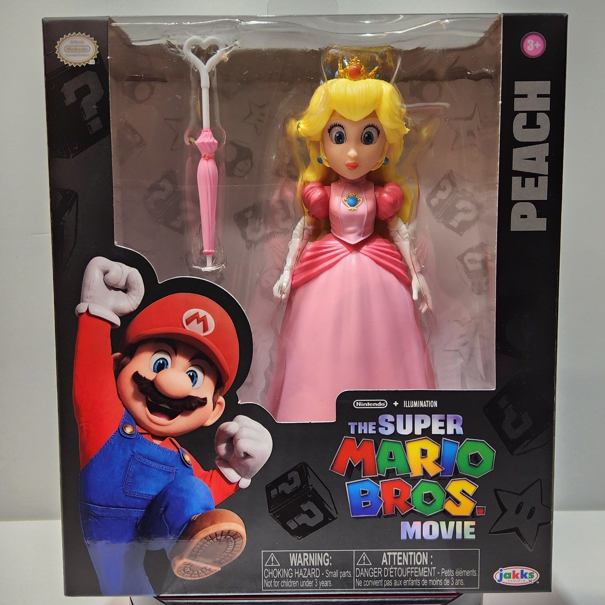 The Super Mario Bros Movie 2023 Princess Peach 5” Figure Jakks Pacific Nintendo - Logan's Toy Chest