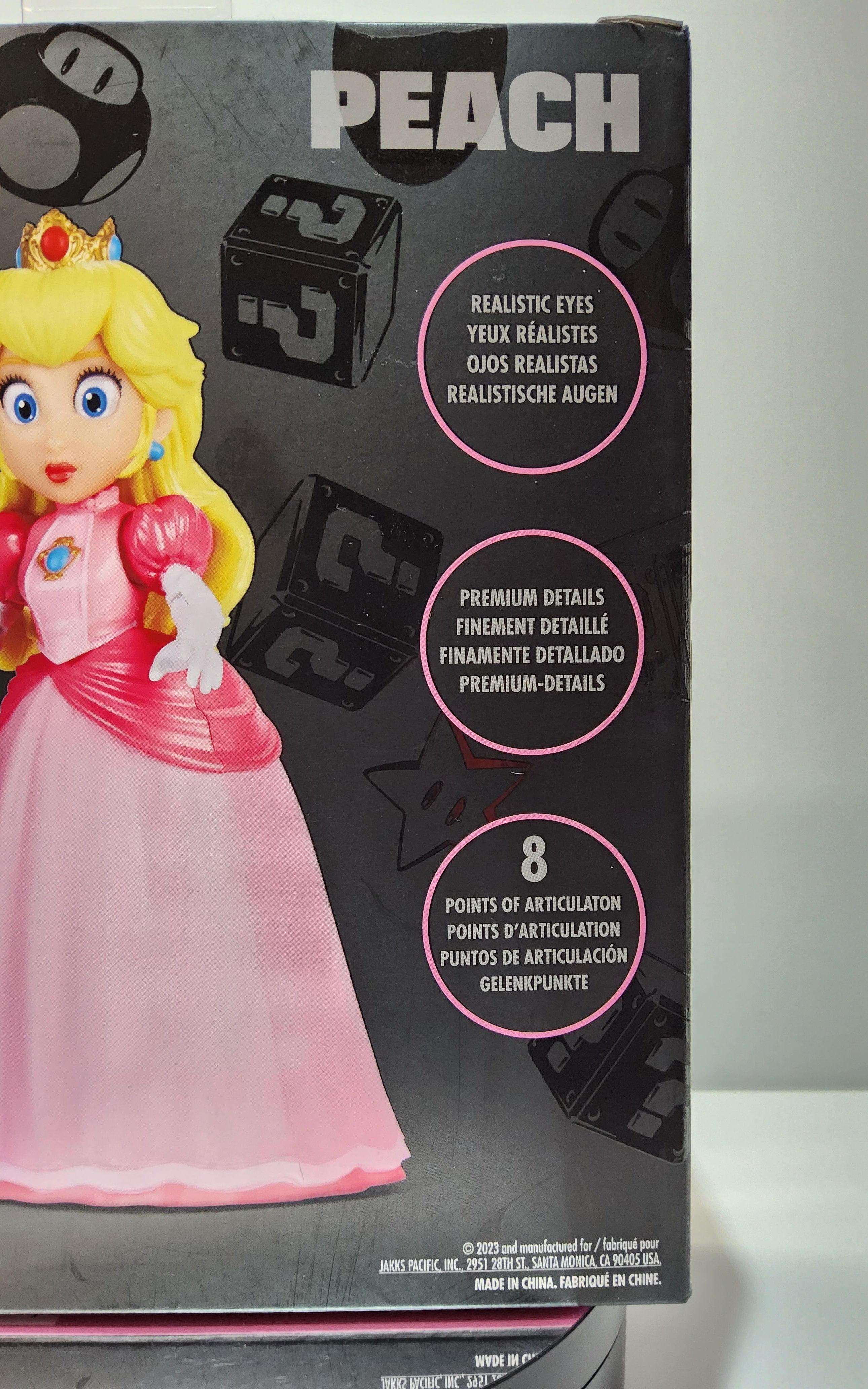 The Super Mario Bros Movie 2023 Princess Peach 5” Figure Jakks