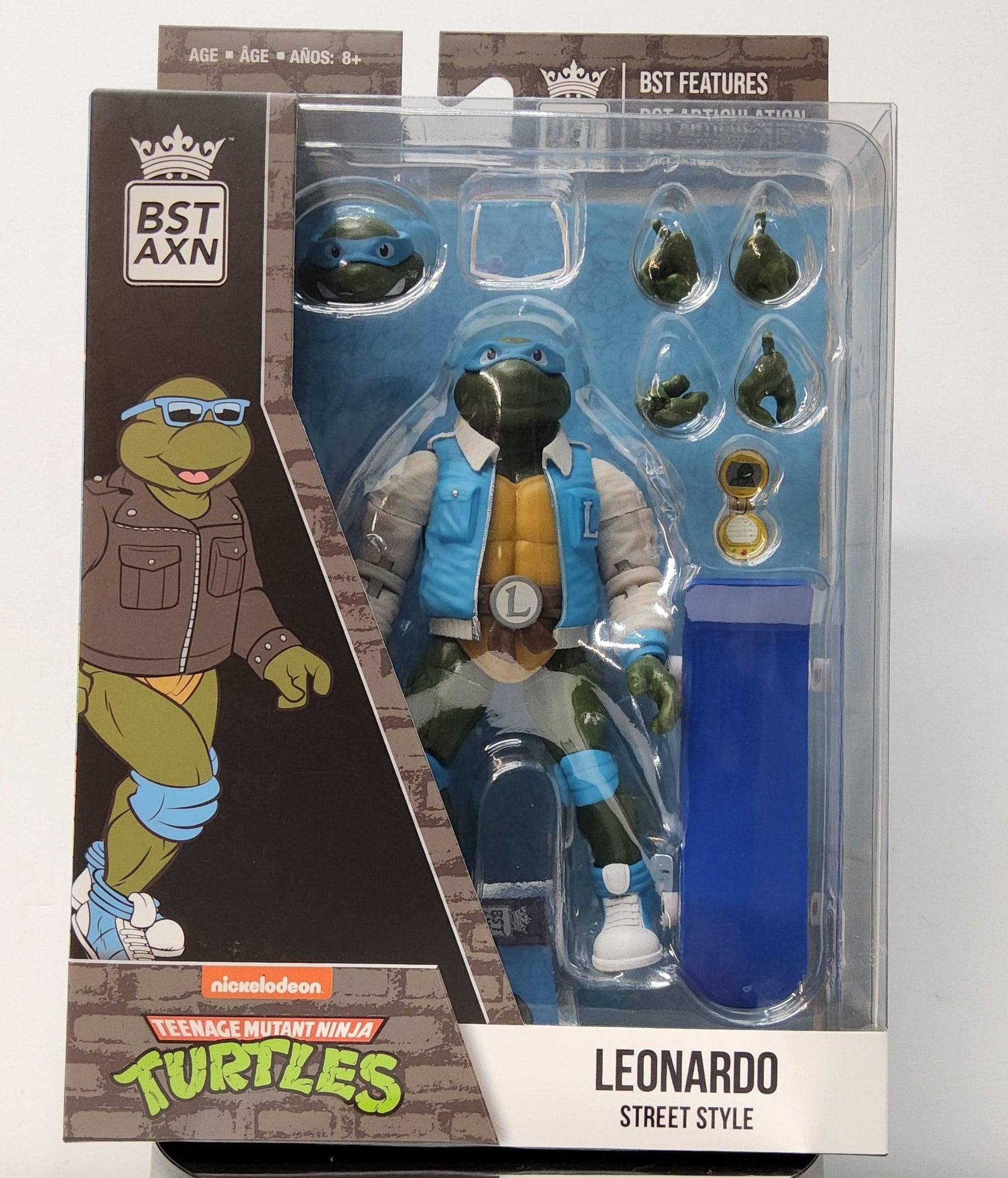 TMNT TEENAGE MUTANT NINJA TURTLES LEONARDO POSEABLE ACTION FIGURE 2012  HEIGHT 4.