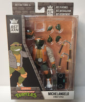 Teenage Mutant Ninja Turtles Michelangelo Street Style College Drip BST AXN - Logan's Toy Chest