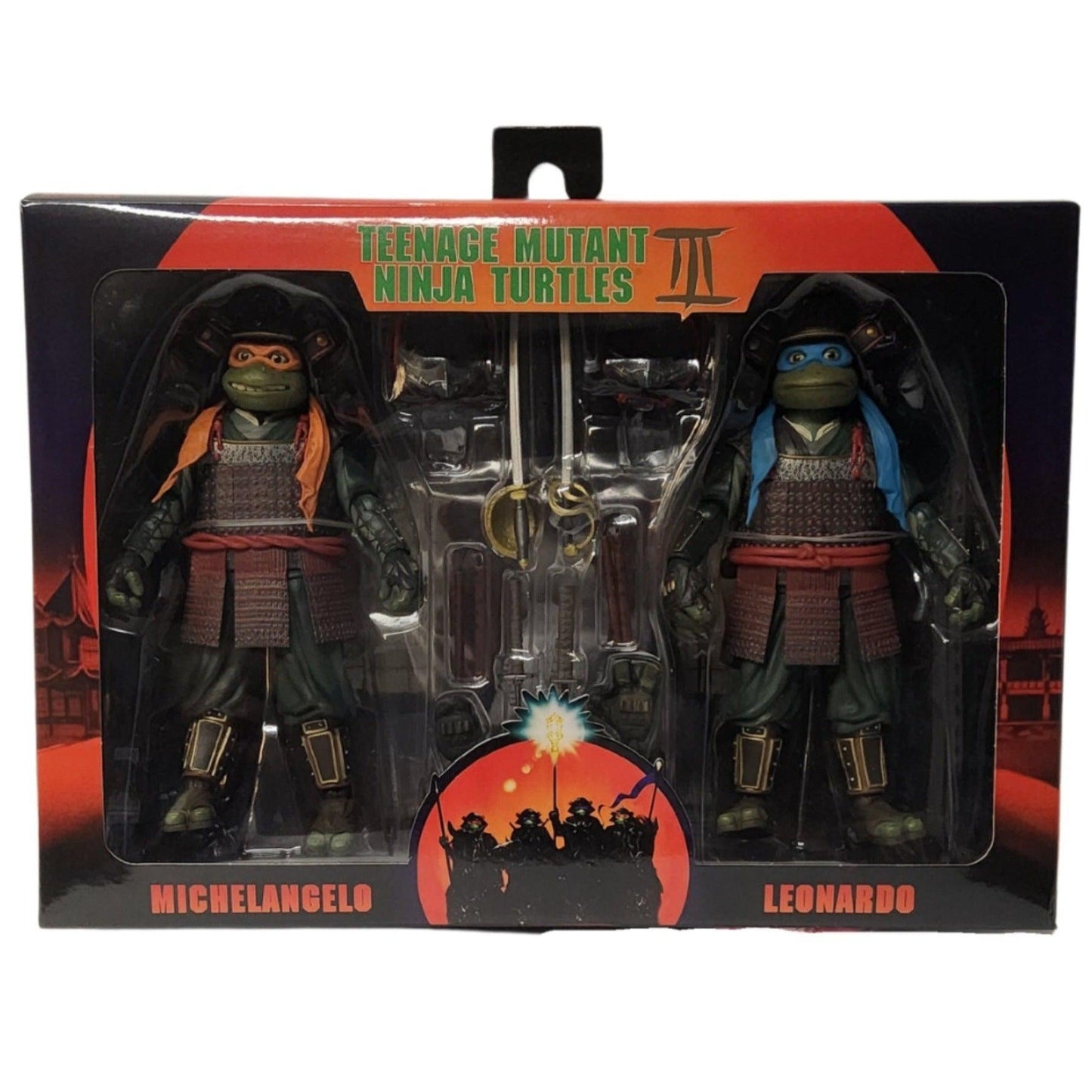 TMNT Teenage Mutant Ninja Turtles 3 Michelangelo & Leonardo Samurai 7 2-Pack - Logan's Toy Chest