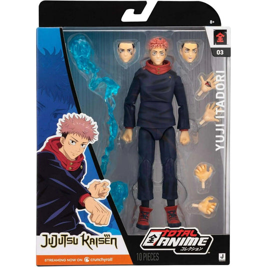 Total Anime Jujutsu Kaisen Yuji Itadori Action Figure – 6.5" Poseable - Logan's Toy Chest